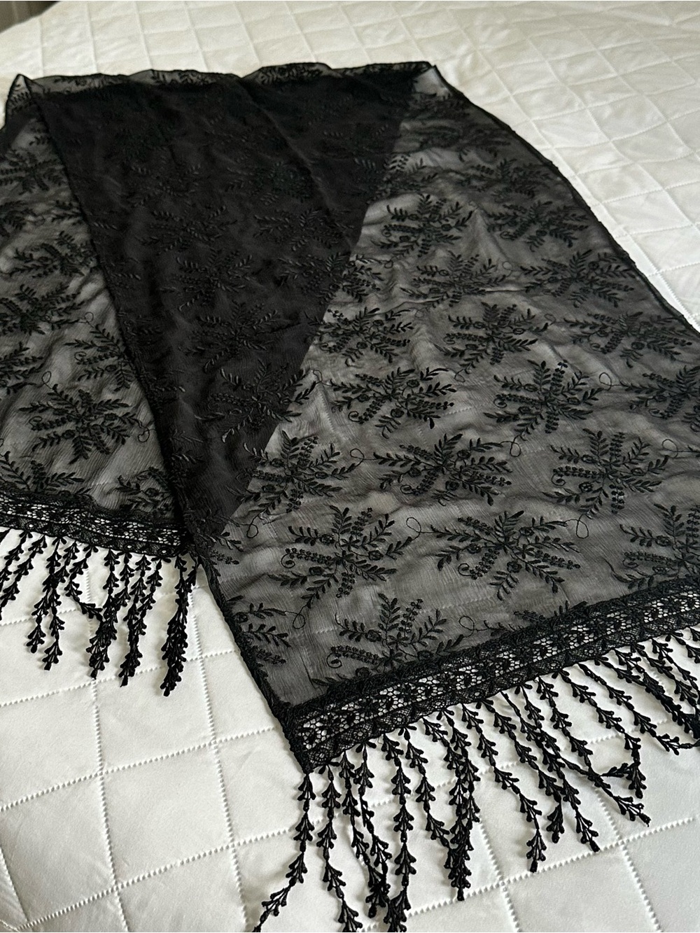 Kitty Fisher Black Silk Wrap NEW
